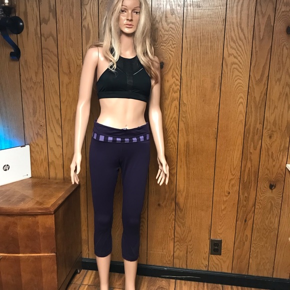 Lululemon" Run Inspire Crop leggings purple - Picture 14 of 16